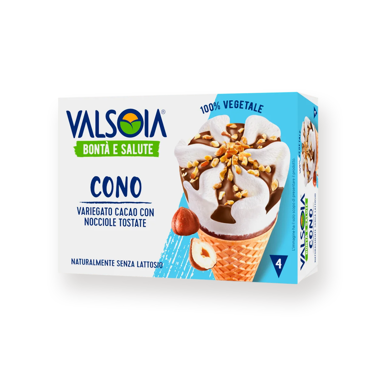 Cono Variegato Cacao con Nocciole